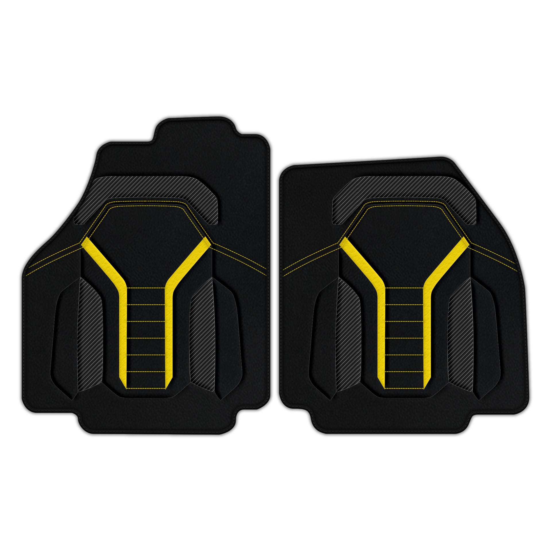 Customizable Leather Floor Mats for Ferrari 488 Spider - AW23 Pattern