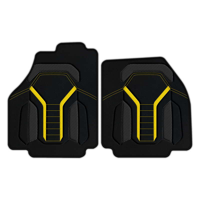 Customizable Leather Floor Mats with AW47 Pattern for Ferrari 458 GT2 (2012-2015)
