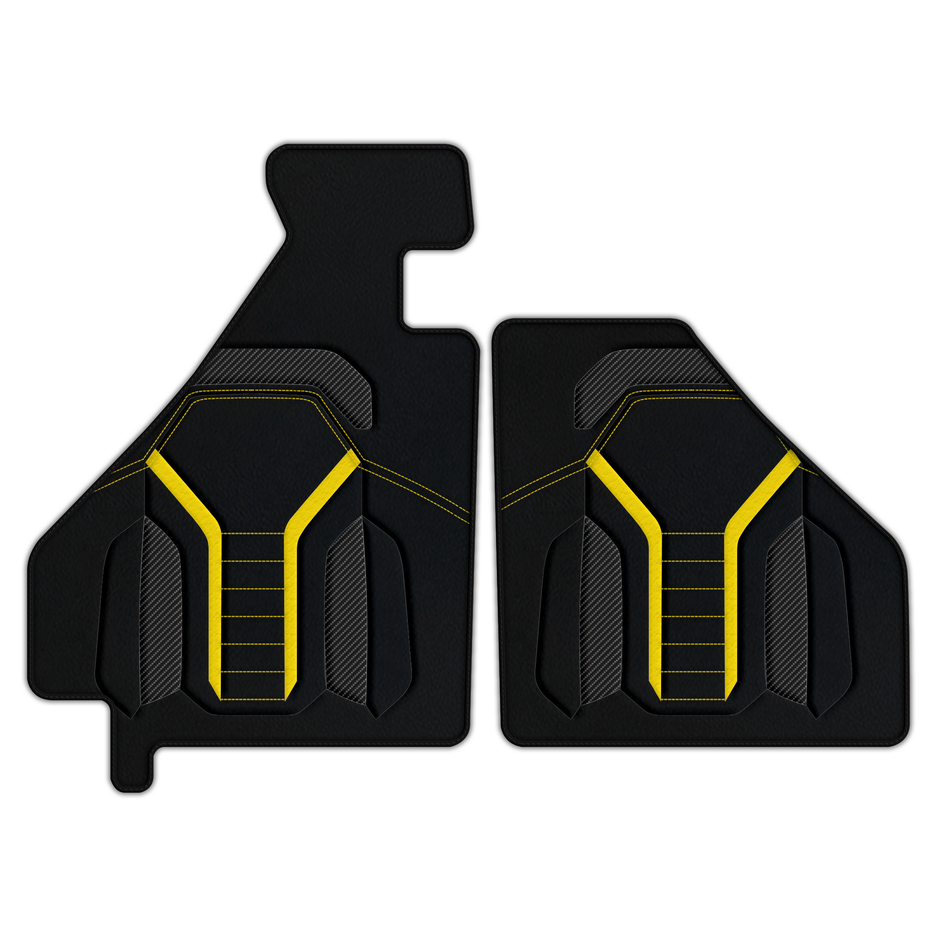 Customizable Leather Floor Mats for Ferrari F355 - AW23 Pattern