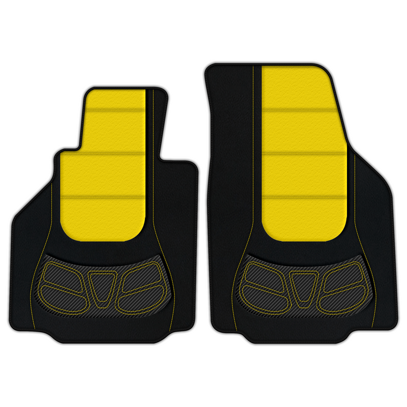 Anpassbare Lederfußmatten mit AW42-Muster für Porsche 911 GT3 (996) 1999–2005