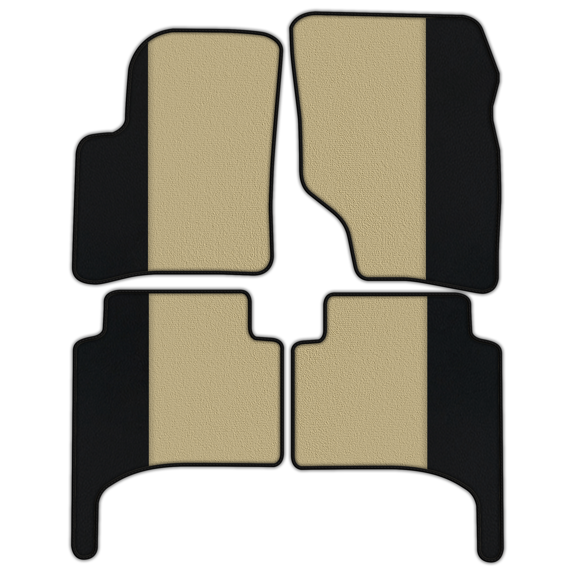Beige Floor Mats for Porsche Cayenne (2003-2010) - AutoWin