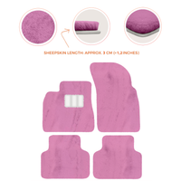 Premium Luxury Sheepskin Floor Mats for Bentley Bentayga 2015-2023