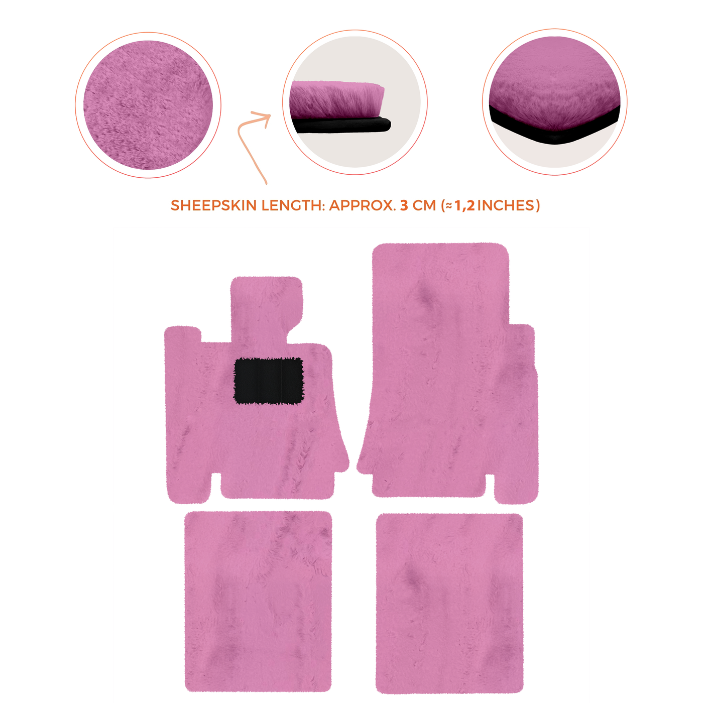 Premium Sheepskin Floor Mats for Bentley Mulsanne (2010-2020)