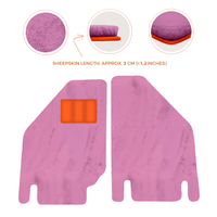 Premium Sheepskin Floor Mats for Ferrari Purosangue (2023-2024)