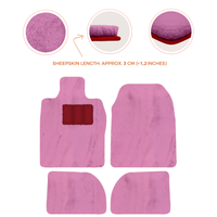 Premium Sheepskin Floor Mats for Porsche 924 (1976-1988)