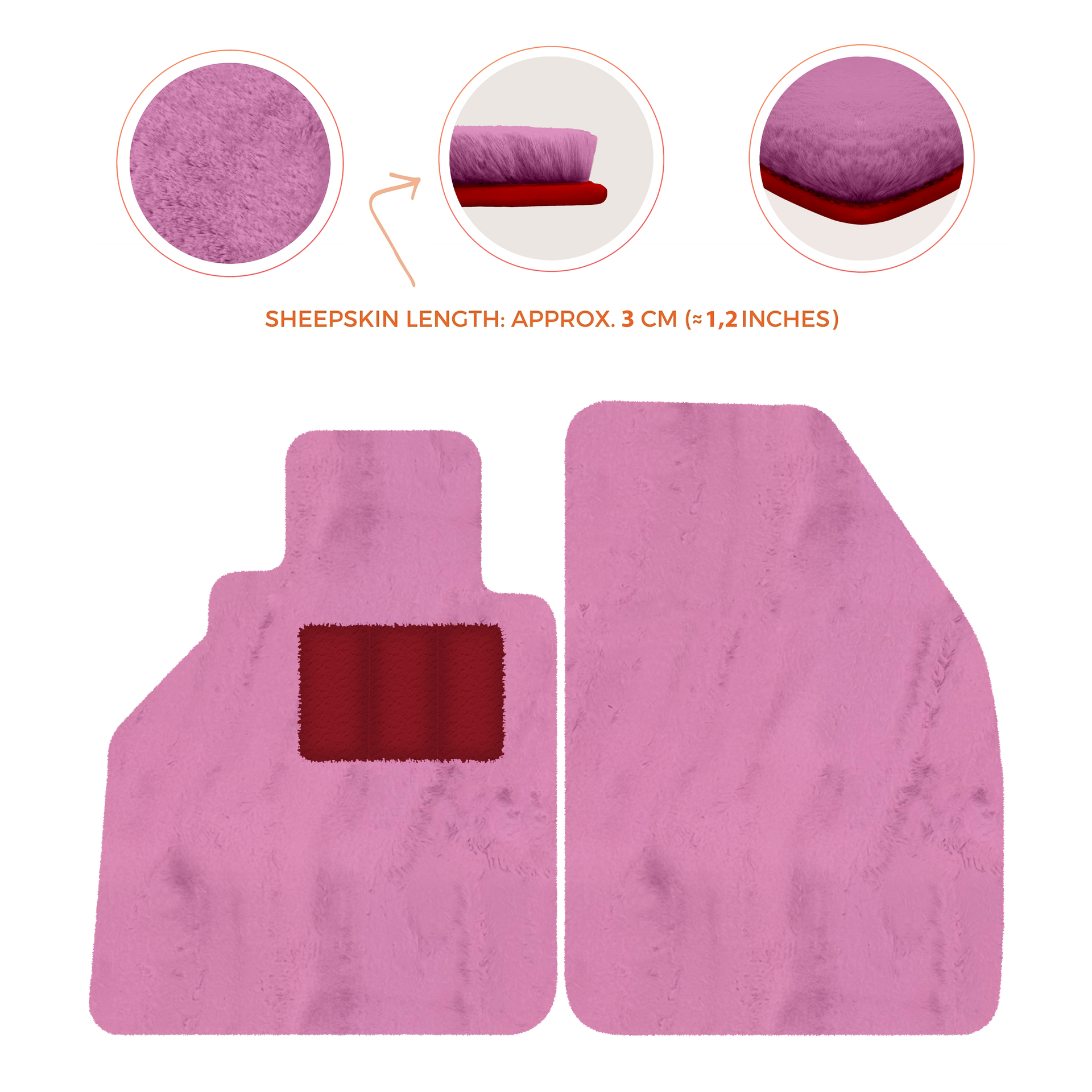 Dunkelblaue Fußmatten für Porsche 986 Boxster (1996-2004) mit Leder - AutoWin