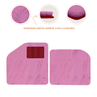 Sheepskin Floor Mats for Aston Martin Vulcan (2015-2016) Track Car - Luxury