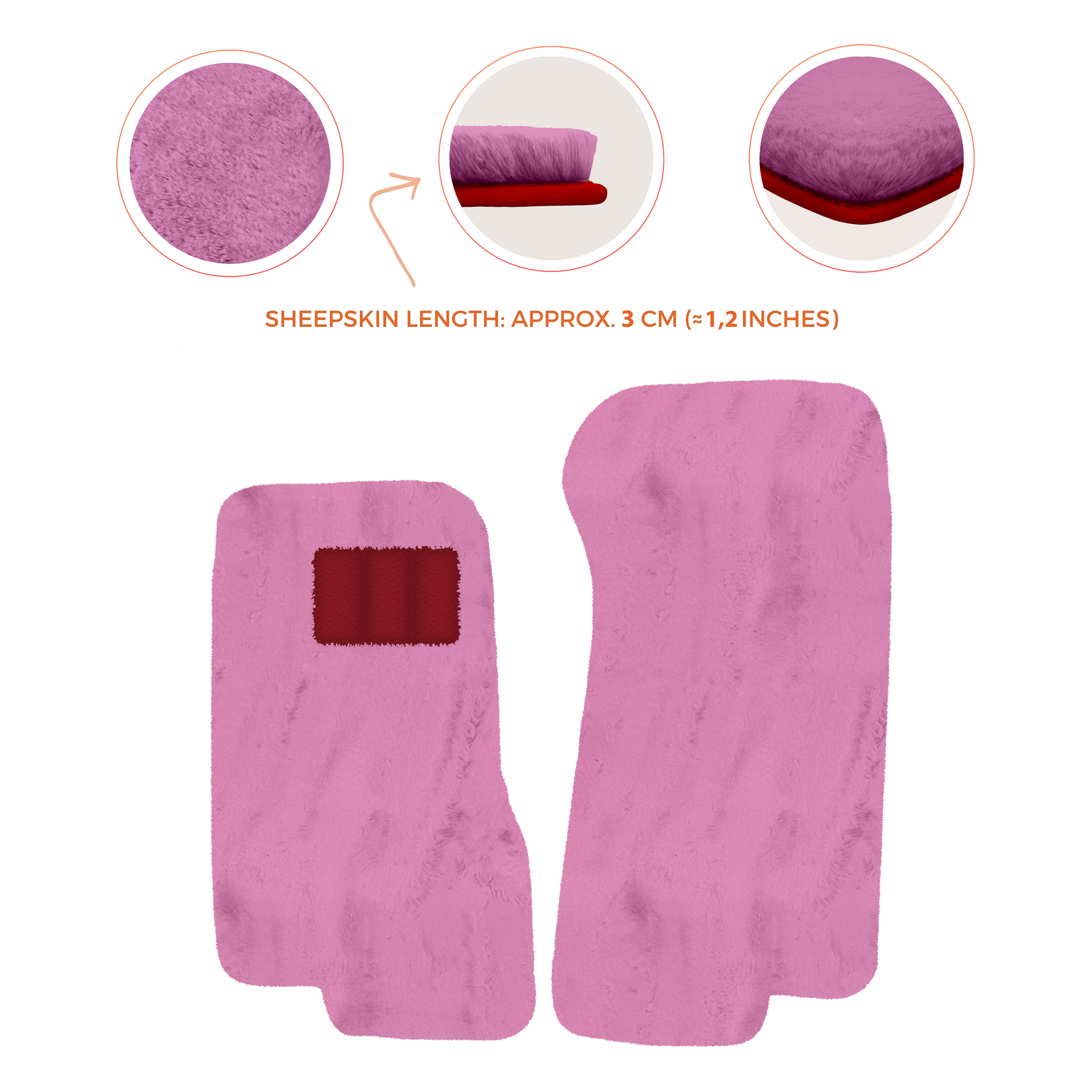 Luxury Sheepskin Floor Mats for Aston Martin V8 Coupe Special Volante (96-03)