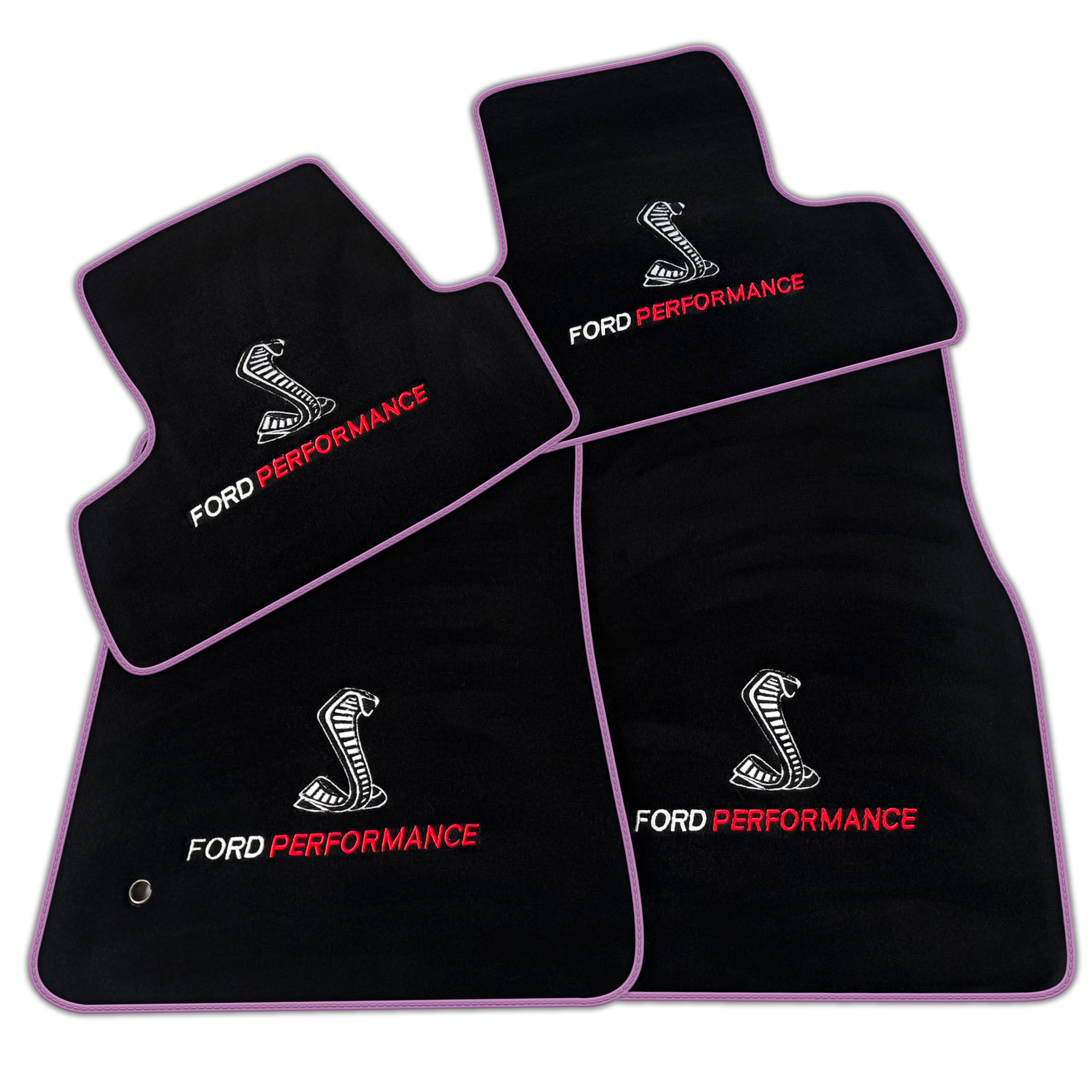 Black Floor Mats for Ford Mustang V (2004-2010) Ford Performance