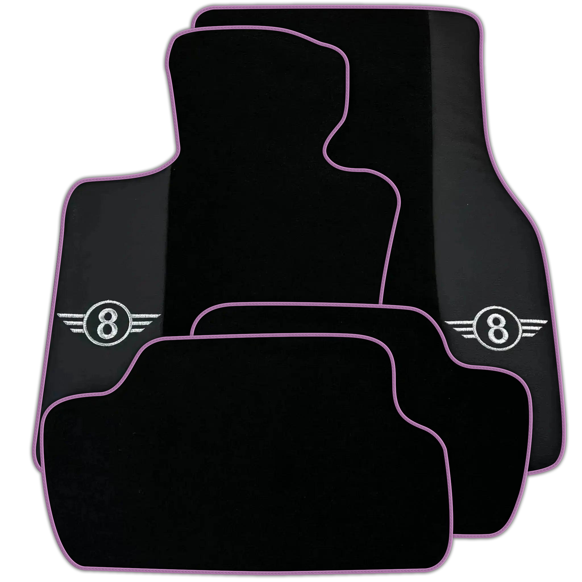 Black Floor Mats for Mini Cooper / One Electric (2020-2023) Various Trim Colors