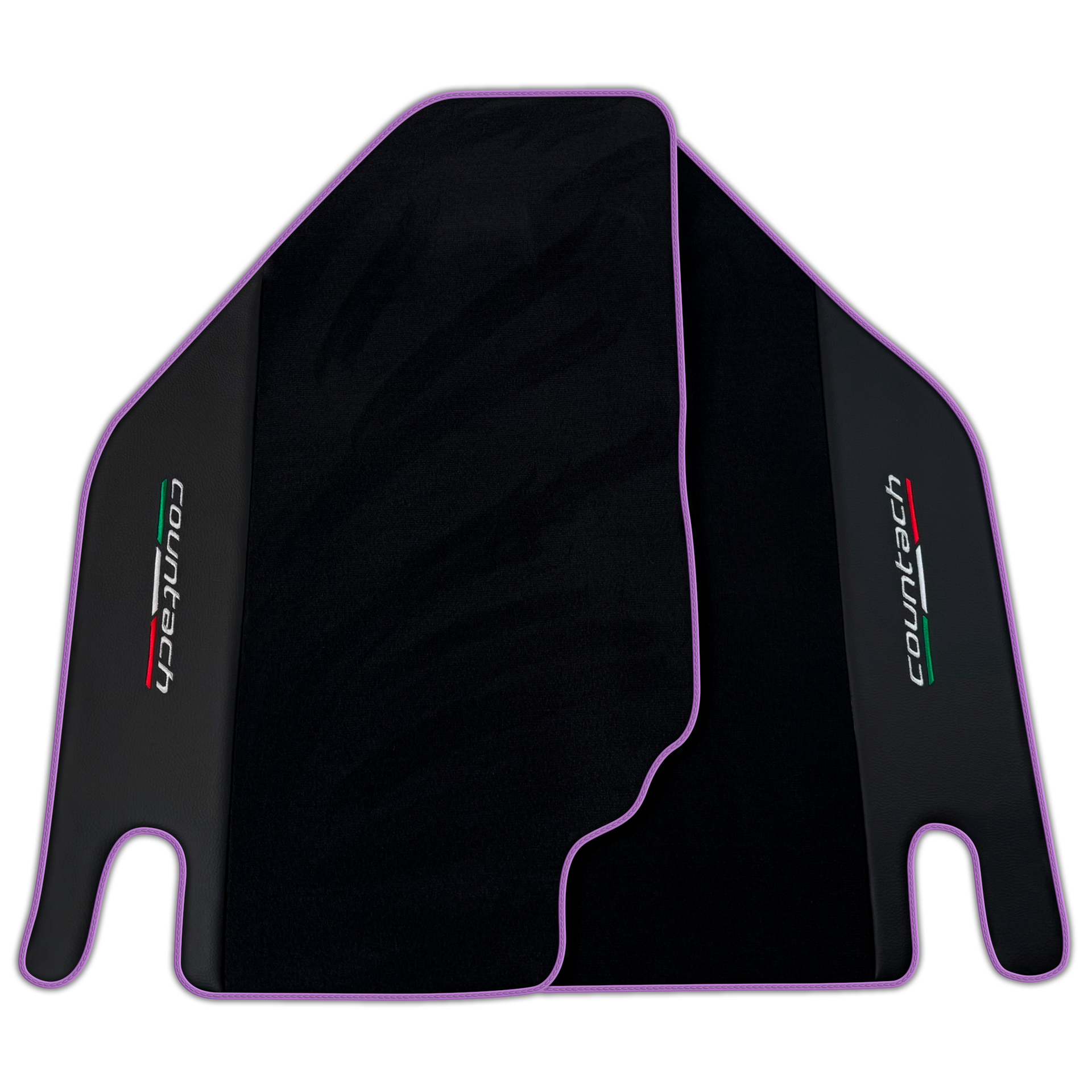 Premium Black Floor Mats for Lamborghini Countach (1974-1990)