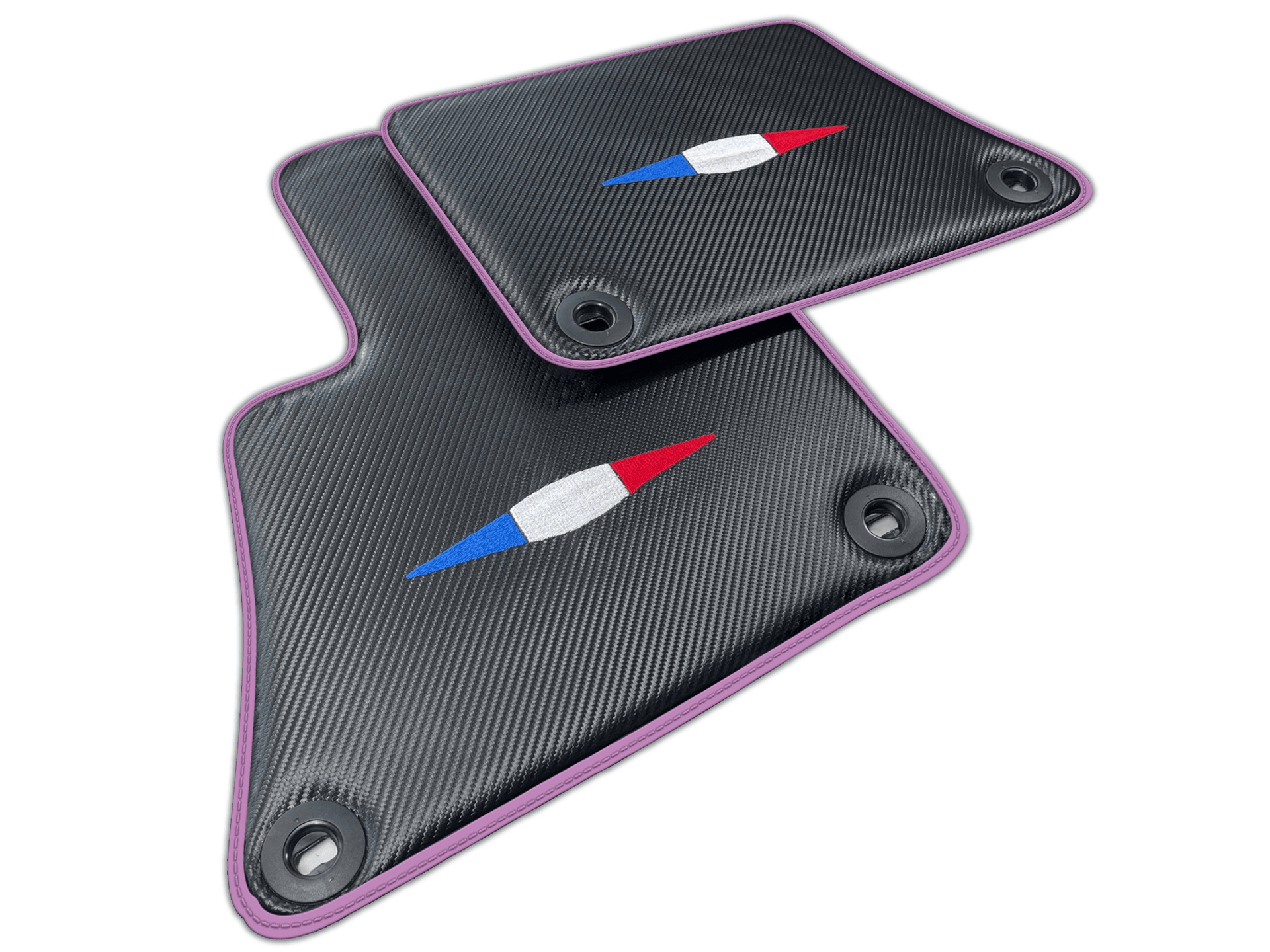 Carbon Fiber Floor Mats for Bugatti Veyron | Various Trim Colors