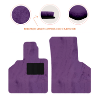 Premium Sheepskin Floor Mats for Lamborghini Aventador (2012-2022)