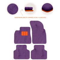 Premium Luxury Sheepskin Floor Mats for Bentley Bentayga 2015-2023