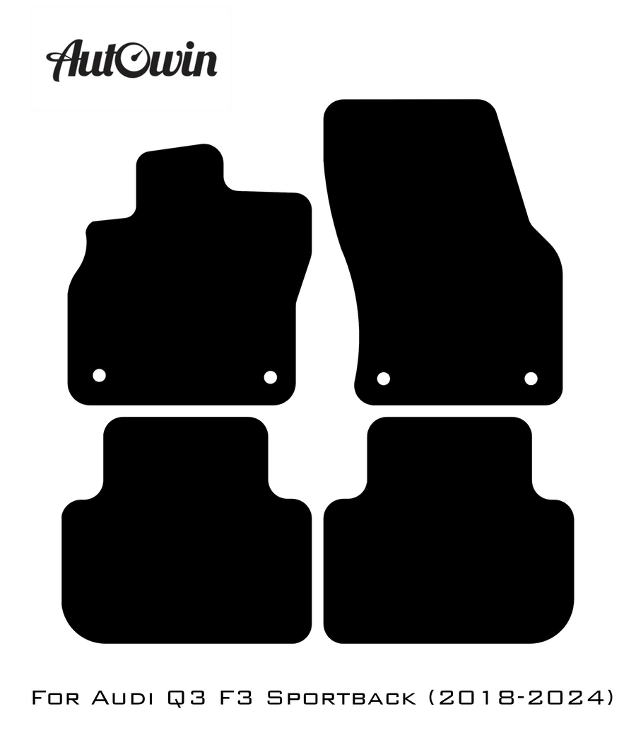 Floor Mats for Audi Q3 F3 Sportback (2018-2024) - AutoWin