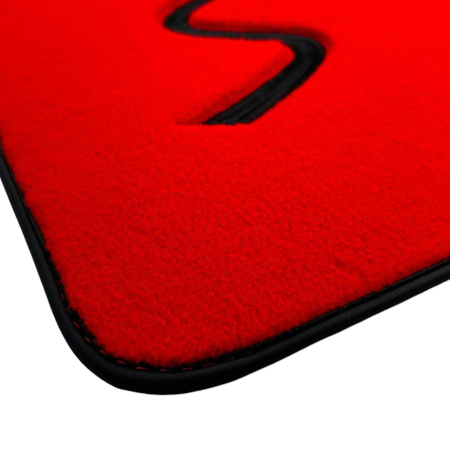 Red Floor Mats for Mini Clubman F54 (2015-2019) - AutoWin