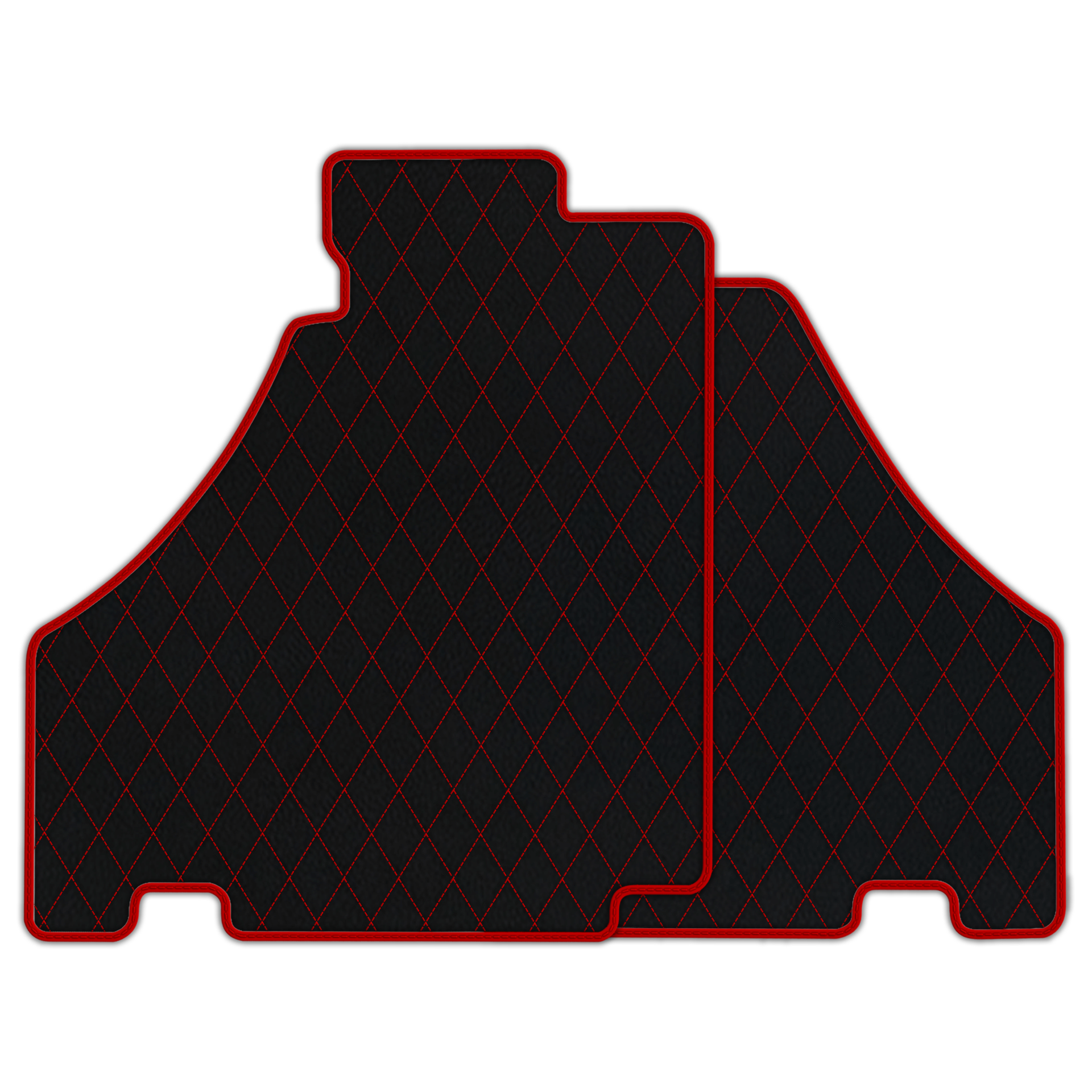 Black Leather Floor Mats for Ferrari 458 GT2 (2012-2015) | AW1 Design