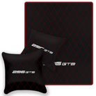 Premium Custom Black Leather Floor Mats for Ferrari FF (2011-2016)