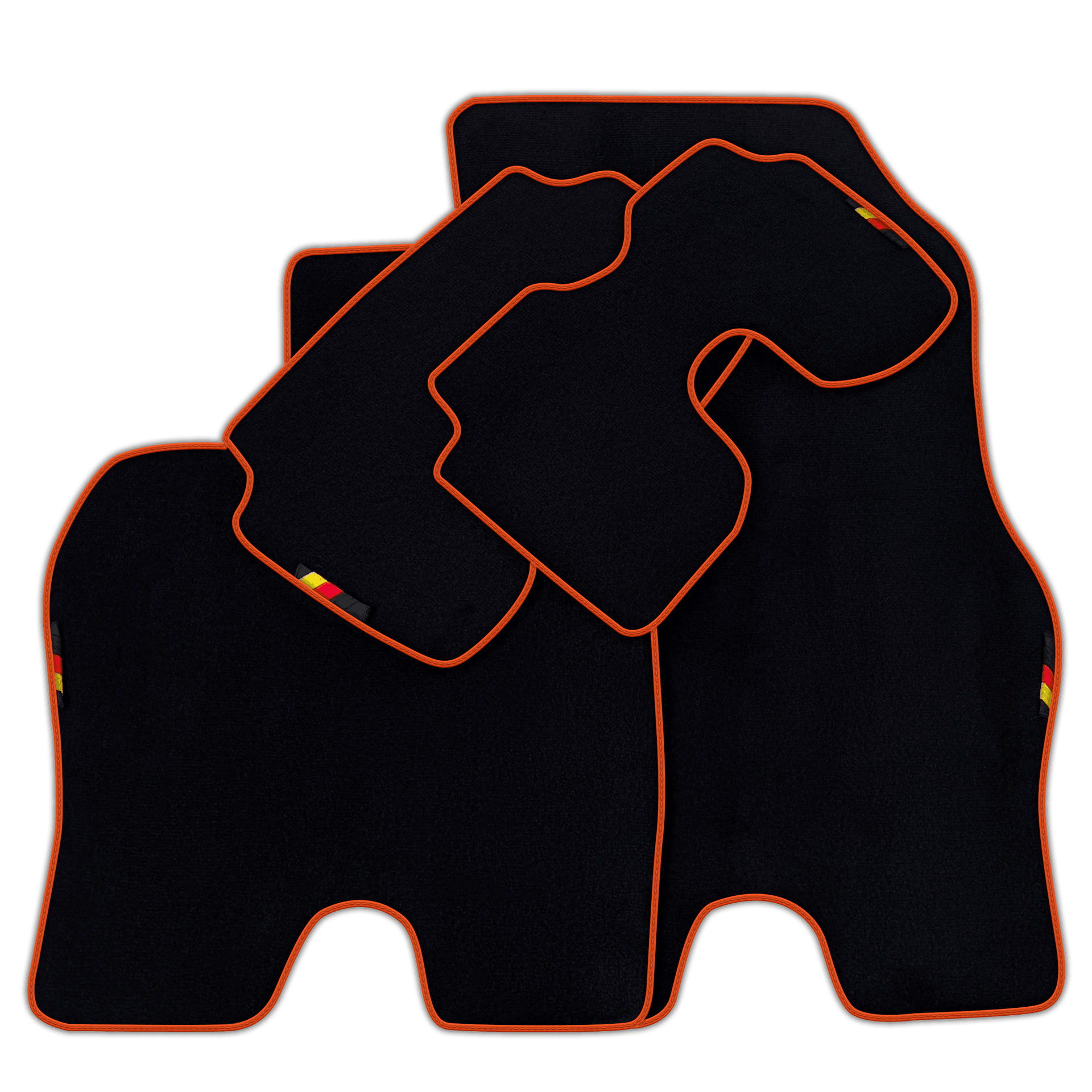 Black Floor Mats for BMW i8 German Edition | Various Trim Colors