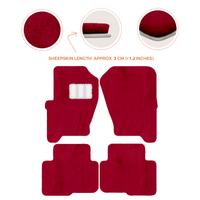 Premium Sheepskin Floor Mats for Land Rover Freelander (2007-2012)