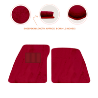 Premium Sheepskin Floor Mats for Ferrari 296 GTS (2022-2025)