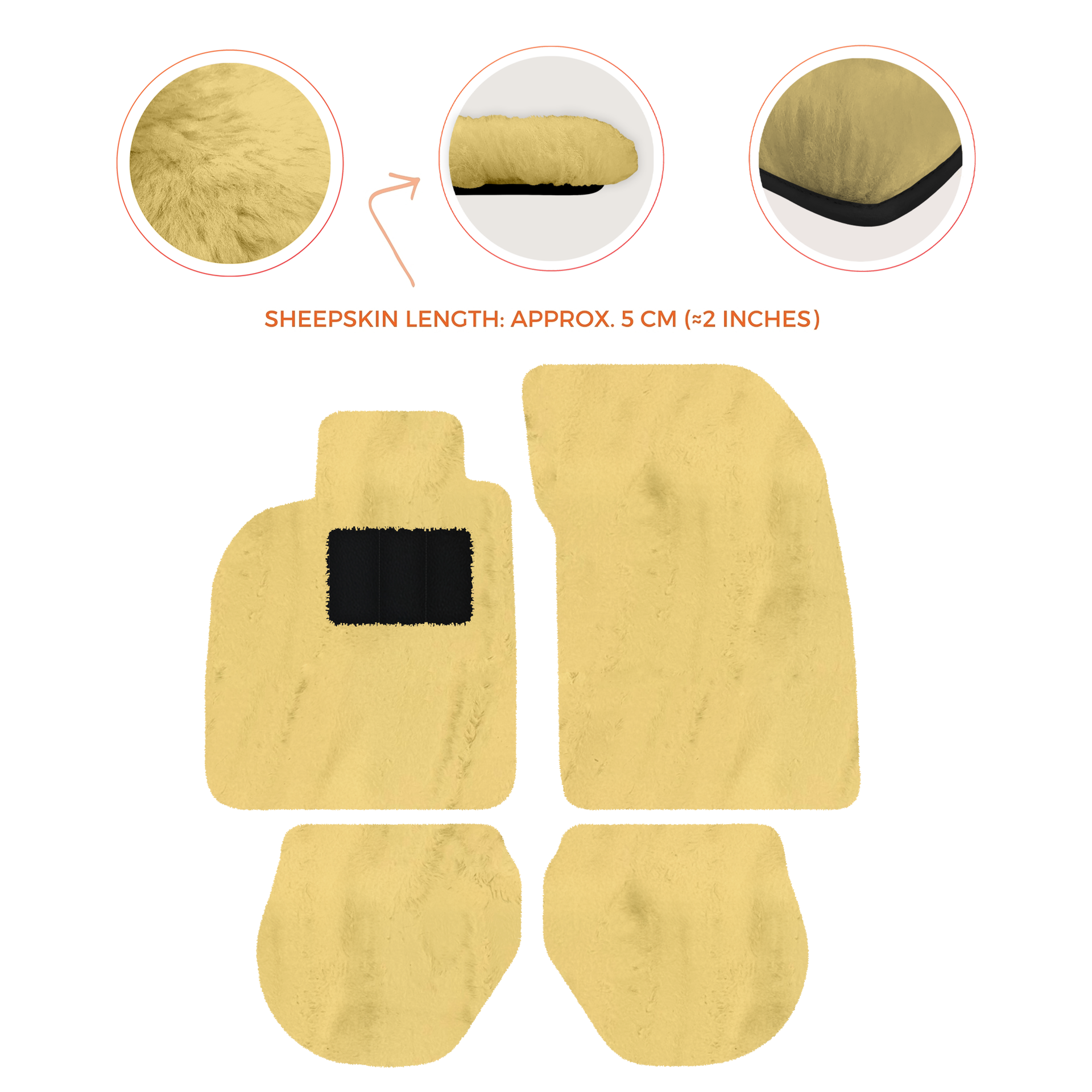 Customizable Leather Floor Mats with Divario Pattern for Porsche 911 - 993 (1994-1998) - AutoWin