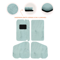 Premium Sheepskin Floor Mats for Rolls-Royce Shadow (1965-1977)