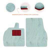 Luxury Sheepskin Floor Mats for Lamborghini Revuelto 2024-2025