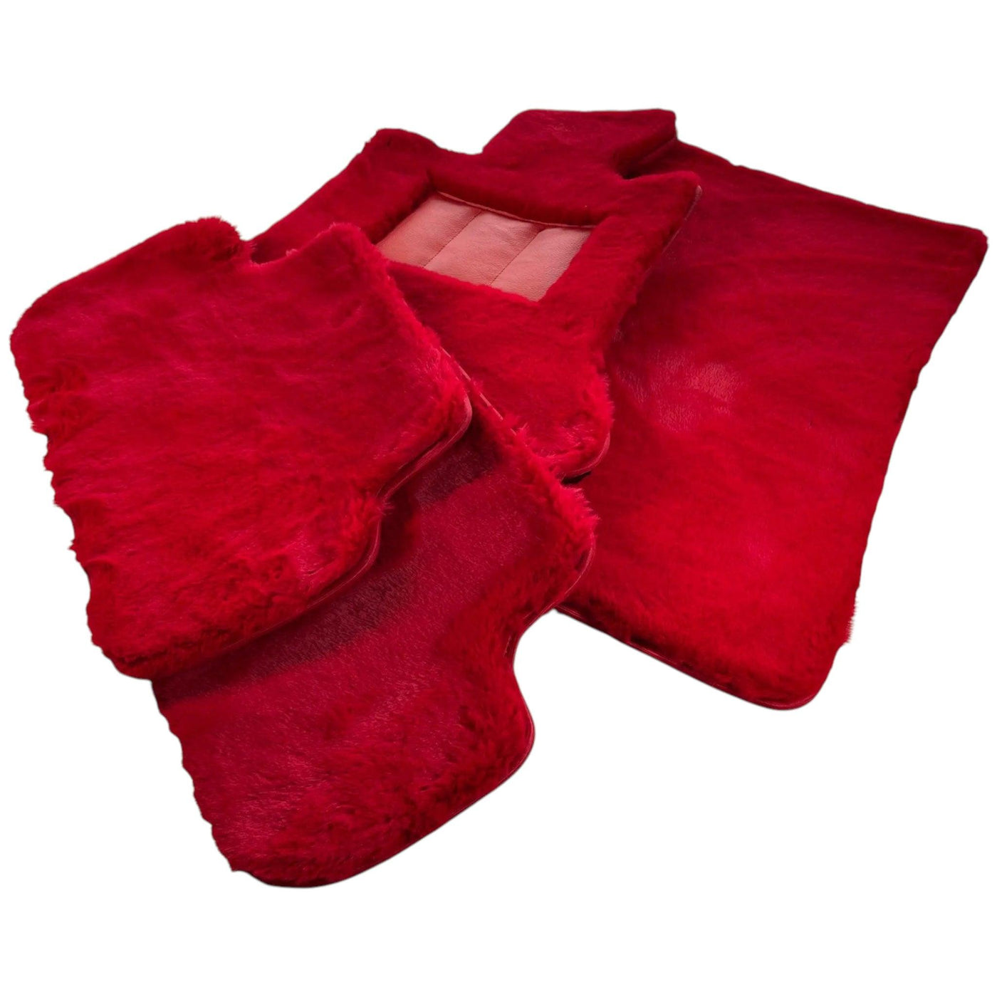 Various Colors of Sheepskin Floor Mats Tailored for the Aston Martin DBS Superleggera (2018-2023) Coupe - AutoWin