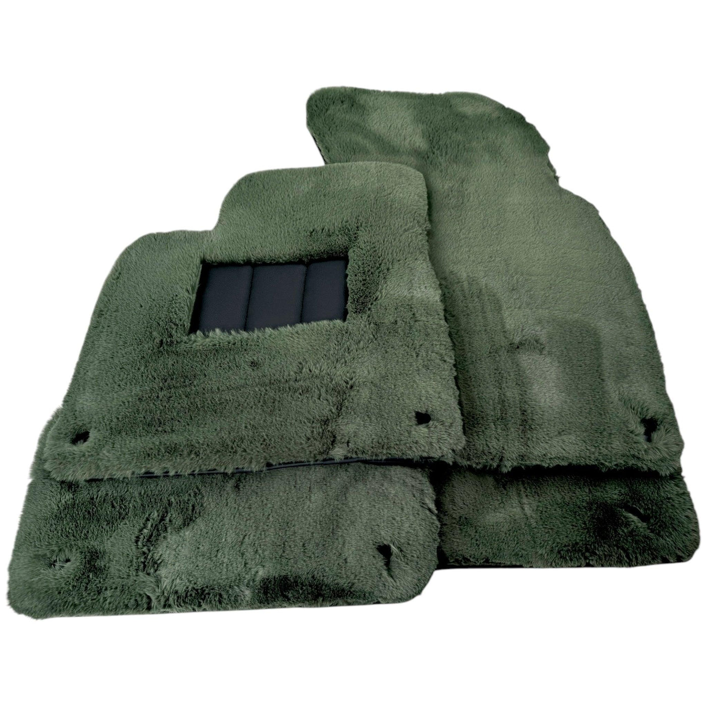 Various Colors of Sheepskin Floor Mats Tailored for the Aston Martin DBS Superleggera (2018-2023) Coupe - AutoWin