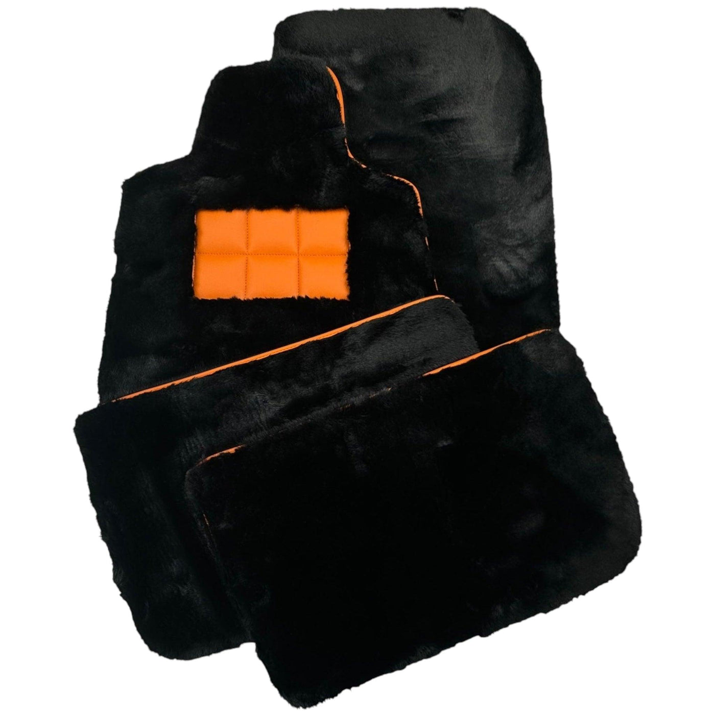 Various Colors of Sheepskin Floor Mats Tailored for the Aston Martin DBS Superleggera (2018-2023) Coupe - AutoWin