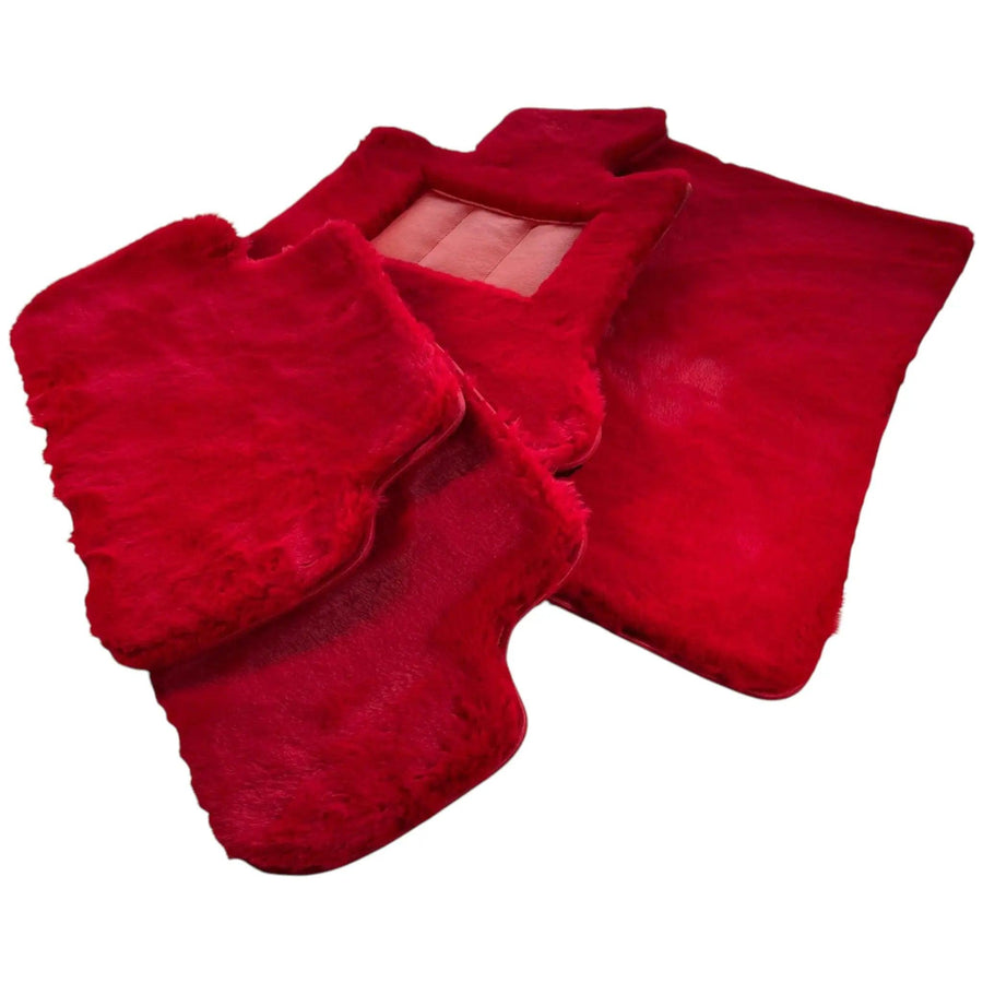 Various Colors of Sheepskin Floor Mats Tailored for the Lexus LX 470 (1998-2006) - AutoWin