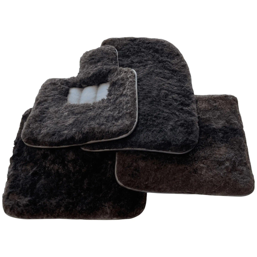 Various Colors of Sheepskin Floor Mats Tailored for the Lexus LX 570 (2008-2021) - AutoWin