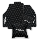 Black Leather Floor Mats for Ferrari 458 Spider (2012-2015) | Custom