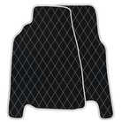 Premium Black Leather Floor Mats for Ferrari 458 Italia (2009-2015)