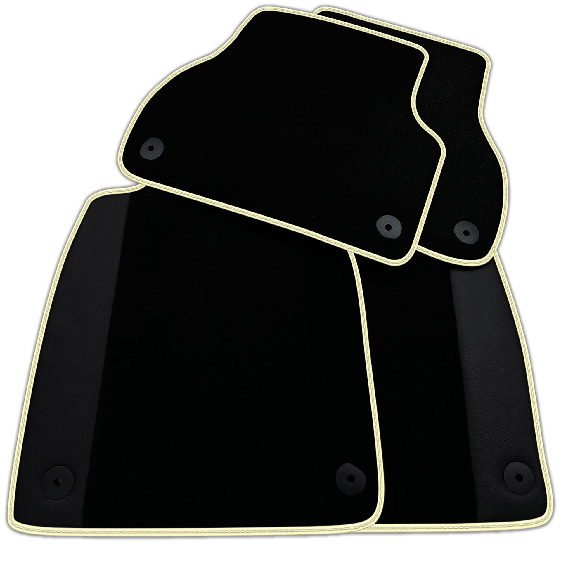 Customizable Black Floor Mats for Audi A5 - F53 Coupe (2020-2023)