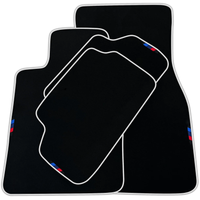 Black Mats For BMW 1 Series F70 | White Trim | Various Trim Colors