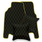 Premium Black Leather Floor Mats for Ferrari 458 Italia (2009-2015)