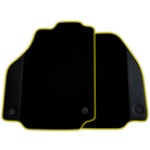 Custom Black Floor Mats for Ferrari 458 Italia (2009-2015) With Leather | Various Trim Colors