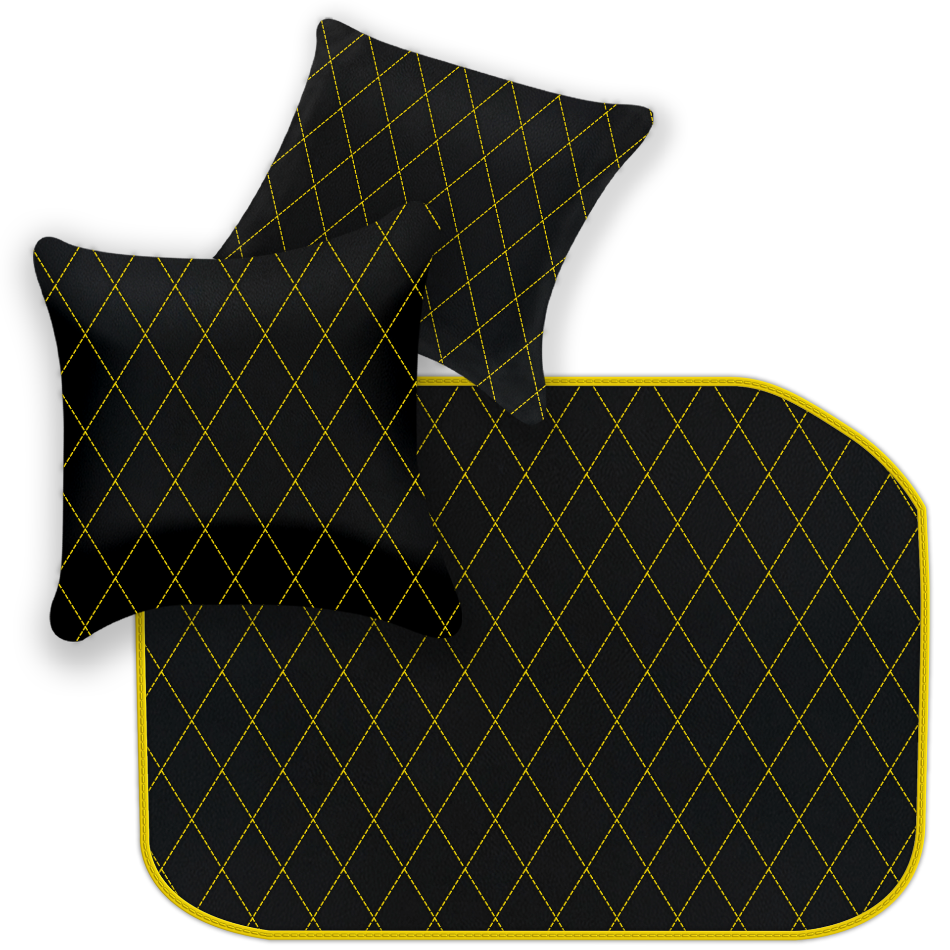 Premium Black Leather Floor Mats for Ferrari 458 Italia (2009-2015)