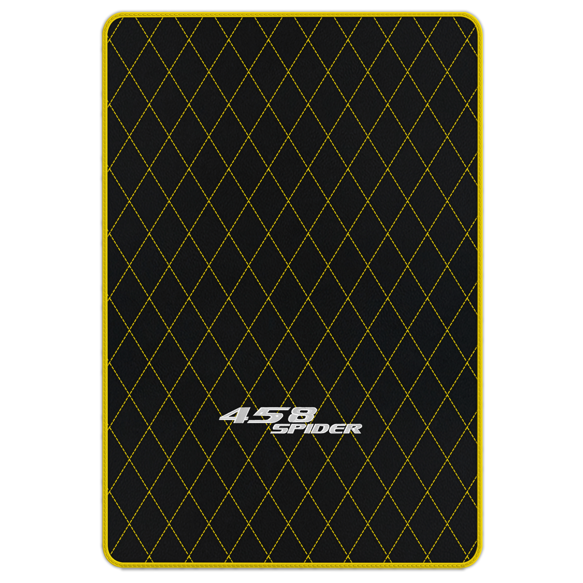 Premium Black Leather Floor Mats for Ferrari 458 Speciale (2012-2015)