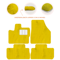 Premium Sheepskin Floor Mats for 2003-2007 Land Rover Freelander