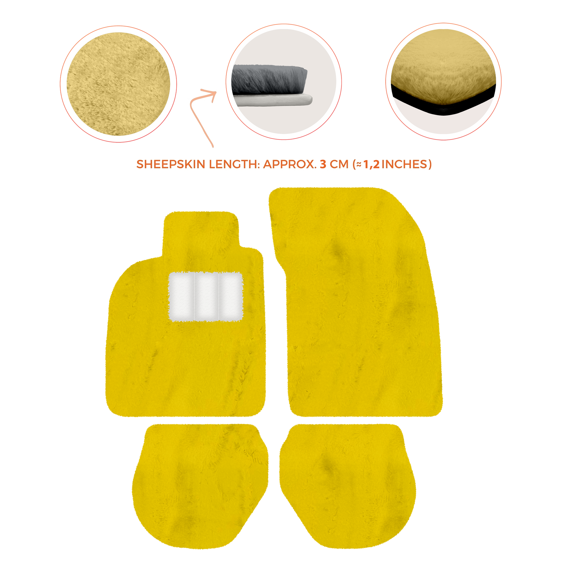 Customizable Leather Floor Mats with Divario Pattern for Porsche 911 - 993 (1994-1998) - AutoWin