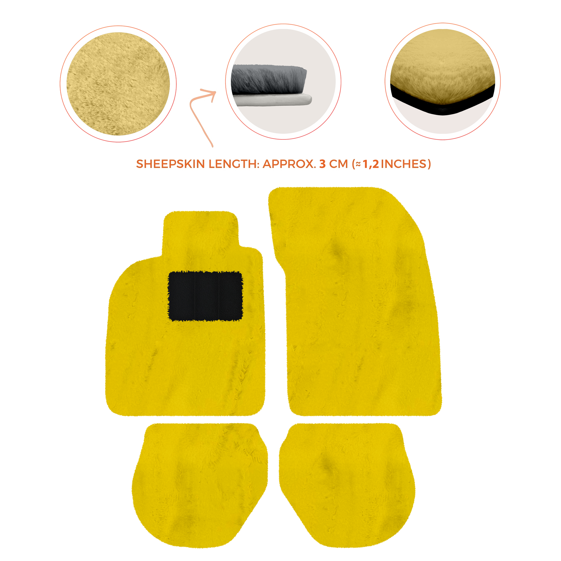 Customizable Leather Floor Mats with Divario Pattern for Porsche 911 - 993 (1994-1998) - AutoWin