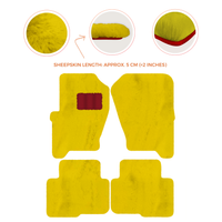 Premium Sheepskin Floor Mats for Land Rover Freelander (2007-2012)