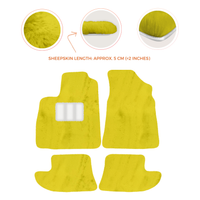 Premium Sheepskin Floor Mats for Bentley Continental GTC (2006–2011)