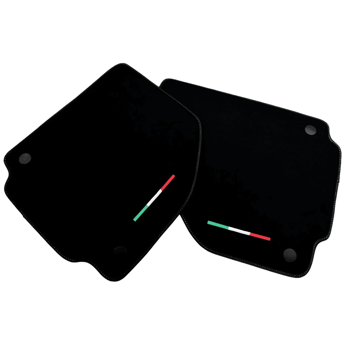 Alcantara Black Floor Mats For Ferrari 458 GT2 (2012-2015) Italian Edition