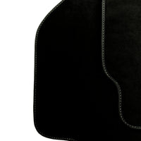 Alcantara Black Floor Mats For Ferrari 488 Pista Spider (2019-2021)