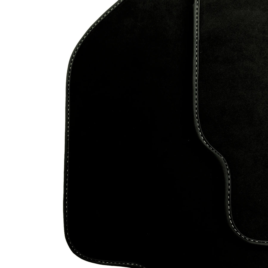 Alcantara Black Floor Mats For Ferrari 488 Pista Spider (2019-2021)