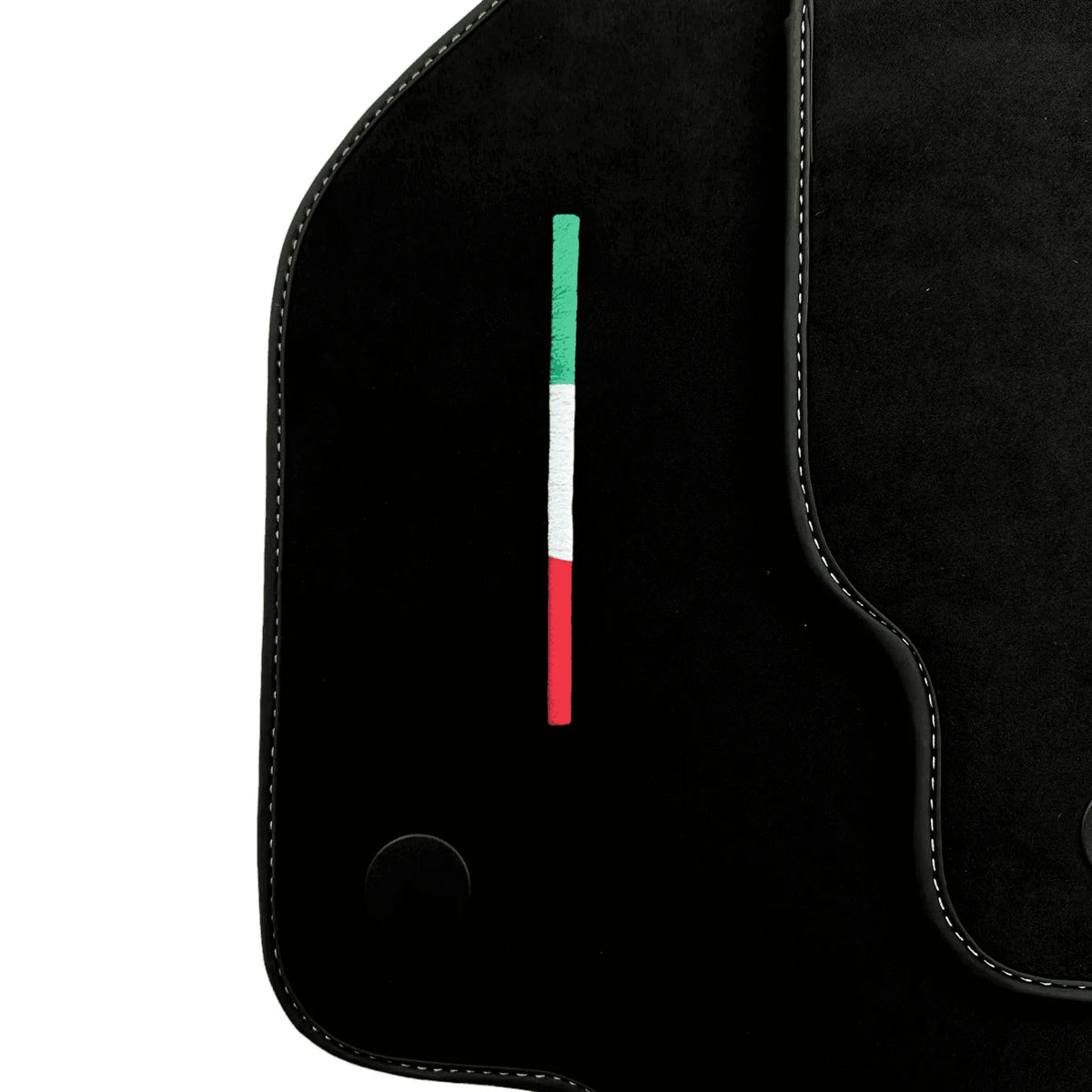 Alcantara Black Floor Mats For Ferrari 488 Spider (2016-2022) Italian Edition